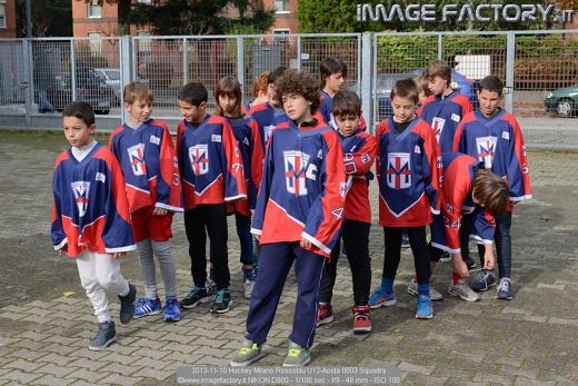 2013-11-10 Hockey Milano Rossoblu U12-Aosta 0003 Squadra
